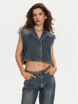 One Teaspoon Vest 26512 Sinine Relaxed Fit
