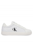 Calvin Klein Tossud 3 Cupsole Laceup Pu Mg YW0YW01781 Valge