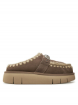 Mou Sussid Bounce Clog Metal Logo FW531001A Pruun