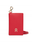 Tommy Hilfiger Kaardihoidik Th Icon Cc Holder W/Strap AW0AW18480 Punane