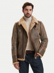 Aeronautica Militare Nahkjope 262PN0166U100876 Pruun Regular Fit