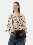 Tory Burch K&auml;ekott Charlie Embossed Croc Shoulder Bag 183354 Must