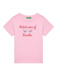 United Colors Of Benetton T-s&auml;rk 3I1XG10JB Roosa Regular Fit