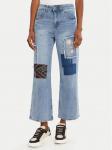 Desigual Teksad Patches 25WWDD20 Sinine Wide Leg
