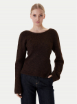 ONLY Kampsun Zaggie 15376349 Pruun Regular Fit