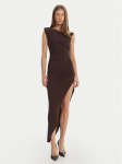 Elisabetta Franchi Kokteilikleit AB-906-61E2-450 Pruun Regular Fit 40
