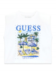 Guess Top J6GI12 K8HM4 Valge Regular Fit