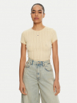 Tommy Jeans T-s&auml;rk DW0DW19493 Kollane Slim Fit