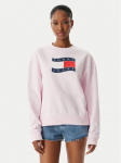 Tommy Jeans Pluus Wavy Flag DW0DW22742 Heleроosa Boxy Fit