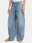 Liu Jo Teksad UA6195 D0316 Sinine Wide Leg