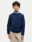 Tommy Hilfiger Kampsun KB0KB10307 Tumesinine Regular Fit