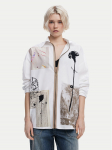 Desigual S&auml;rk Recortes 25SWCW23 Valge Relaxed Fit