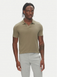 Lindbergh Polo s&auml;rk 30-404036 Khakiv&auml;rviline Slim Fit