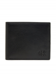 Calvin Klein Rahakott Bold Ck Suede Billfold W/ Coin LV04D1365G Must