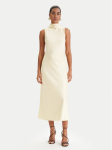 Patrizia Pepe Kokteilikleit 8A1627/A269-Y478 Kollane Regular Fit