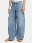 Liu Jo Teksad UA6195 D0316 Sinine Wide Leg