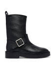 Calvin Klein Saapad Conc Welt Mid Biker Boot Lth HW0HW03212 Must