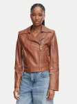 Elisabetta Franchi Nahkjope GD-01Z-66E2-V1490 Pruun Regular Fit