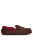 Tommy Hilfiger Sussid Hilfiger Check Driver House Shoe FM0FM06013 Tumepruun