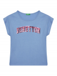 United Colors Of Benetton T-s&auml;rk 3I1XC10P1 Sinine Regular Fit 140