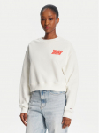 Tommy Jeans Pluus DW0DW21345 Valge Relaxed Fit XL