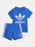 adidas Komplekti kuuluvad t-s&auml;rk ja &scaron;ortsid JC6581 Sinine Regular Fit