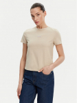 Calvin Klein Jeans T-s&auml;rk Placed Institutional J20J225524 Beež Slim Fit