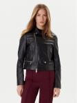 BOSS Nahkjope Sayuri 50548471 Must Regular Fit