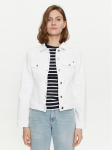 Tommy Hilfiger Teksajakk WW0WW41336 Valge Regular Fit