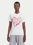 Desigual T-s&auml;rk Roma 25WWTK50 Valge Regular Fit