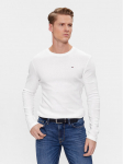 Tommy Jeans Pikkade varrukatega T-s&auml;rk DM0DM04409 Valge Slim Fit