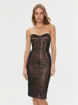 Elisabetta Franchi Kokteilikleit AB-535-37E2-5874 Must Slim Fit