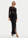 Simona Corsellini &Otilde;htune kleit A24CEAB060 Must Slim Fit 38