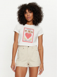 TWINSET T-s&auml;rk 241TT2411 Valge Regular Fit