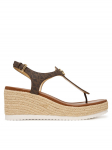 MICHAEL Michael Kors Espadrillid Val Thong Wedge 40S6VAMS1B Pruun