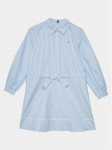 Tommy Hilfiger Pluusikleit Ithaca Stripe Shirt Dress KG0KG07699 Sinine Regular Fit