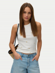 Vero Moda Top Naja 10341964 Valge Slim Fit