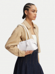 Calvin Klein K&auml;ekott Quilted Nylon Medium Shoulder Ba LV04F3743G Valge