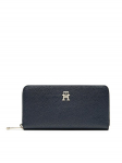 Tommy Hilfiger Rahakott Emblem AW0AW15181 Tumesinine