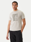BOSS T-s&auml;rk Imprint 50556007 Beež Regular Fit