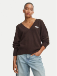 adidas Kampsun Essentials IA4444 Tumepruun Loose Fit