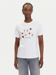 Pieces T-s&auml;rk Funly 17160308 Valge Regular Fit