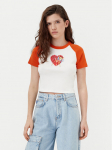 HUGO T-s&auml;rk Dorra 50533973 Oranž Regular Fit