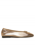 Tommy Hilfiger Baleriinad Ballerina Soft Leather Metallic FW0FW08452 Kuldne 37