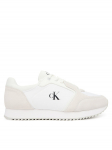 Calvin Klein Jeans Tossud Runner Laceup Sock Mg Nylon Mix YW0YW01644 Valge