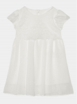 Coccodrillo Elegantne kleit WC4128205EBG Valge Regular Fit