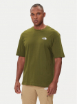 The North Face T-s&auml;rk Simple Dome NF0A87NR Roheline Oversize L