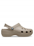 Crocs Pl&auml;tud Classic Platform Clog 206750 Beež