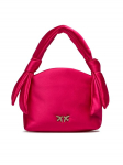 Pinko K&auml;ekott Knots Mini Pouch Satin PE 24 PLTT 102770 A1KA Roosa
