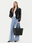 Tommy Hilfiger K&auml;ekott Th Emblem Tote AW0AW15178 Must